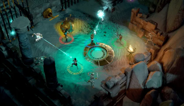 Lara Croft and the Temple of Osiris. Juego para cuatro jugadores.