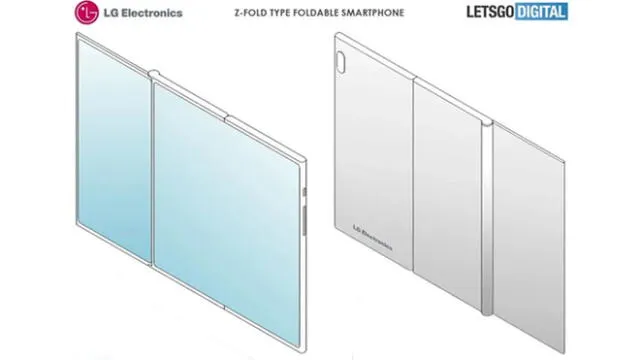 Este móvil de LG se puede plegar hasta en tres capas.