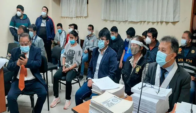 Audiencia de prisión preventiva por el caso Los Malditos Paso al Seco. Foto: Ministerio Público