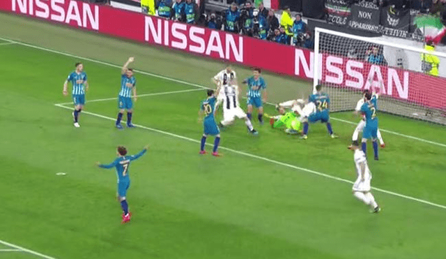 Juventus vs Atlético de Madrid: presunta falta de Ronaldo evitó el 1-0 'bianconeri' [VIDEO]
