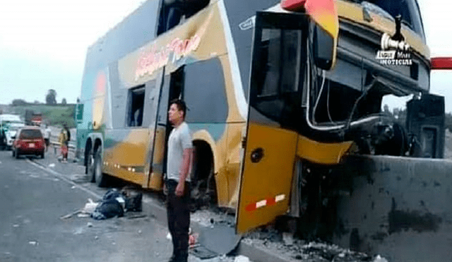 Bus con militantes apristas sufrió accidente: hablan los sobrevivientes