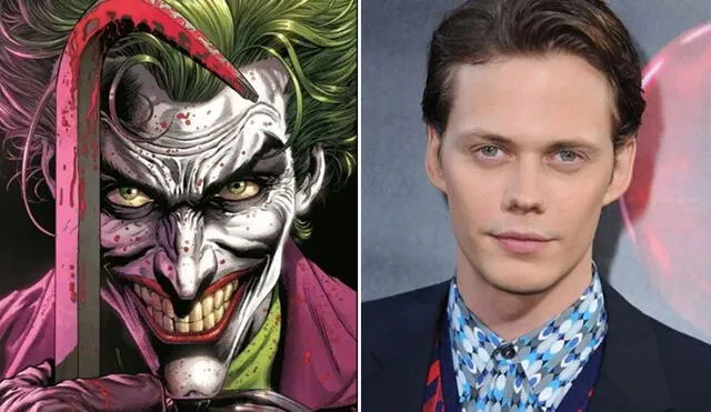 Bill Skarsgard luce como Joker. Créditos: DC Comics/ @billskarsgard_