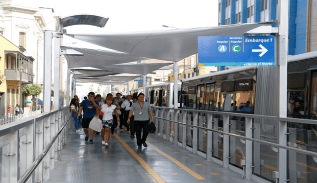Municipalidad de Lima dispuso la instalación de toldos en las estaciones del Metropolitano 