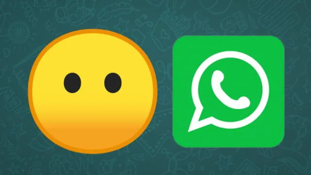 Emoji de WhatsApp de la "cara sin boca".