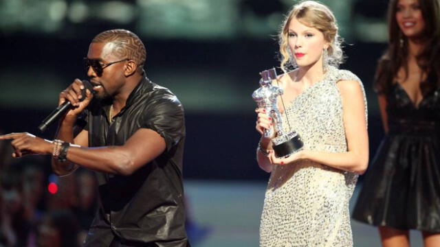 La artista terminó siendo interrumpida por Kanye West durante la transmisión en vivo de los VMA. | Foto: AFP