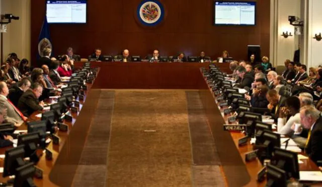 OEA aprueba convocar a reunión a cancilleres para tratar crisis en Venezuela