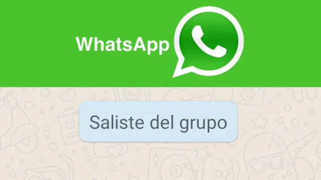 Abandona los chats grupales de WhatsApp.