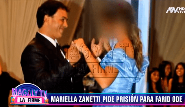 Mariella Zanetti exige prisión contra Farid Ode por no cumplir con su hija