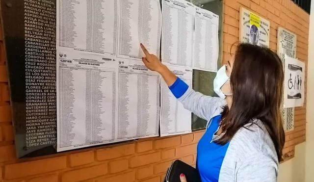 Magaly Ruiz acudió a la UNT donde ejerció su voto en las internas de APP. Foto: Difusión