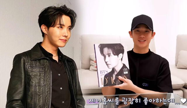 Unboxing de revista Dicon Korea, versión J-Hope, con actor Jung Hae In. Foto: composición La República / Dicon Korea