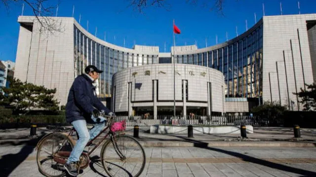 Banco Popular de China toma medidas para afrontar crisis del COVID-19. Foto: Difusión