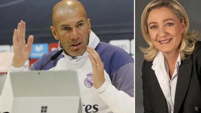 Le Pen a Zidane: "Con lo que gana, no me extraña que vote por Macron"