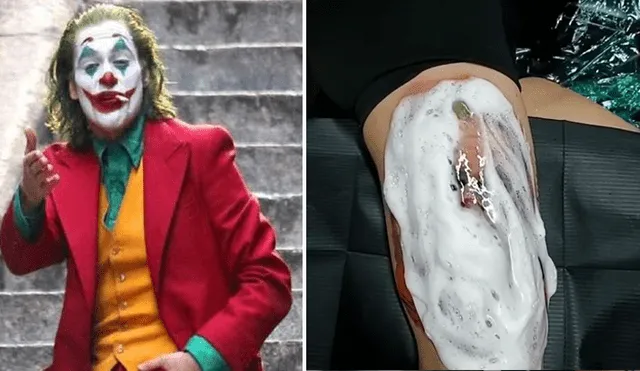 El video viral de Facebook muestra el tatuaje que hizo un joven en su brazo con el rostro del Guasón de Joaquin Phoenix.