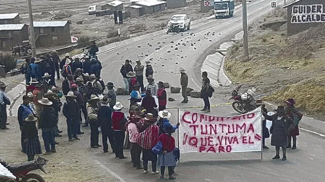 Gobierno abre diálogo con campesinos de Velille declarado en huelga