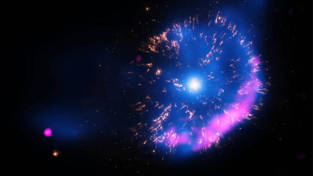 Explosión de una enana blanca, objetos estudiados por Caplan. Fuente: NASA.