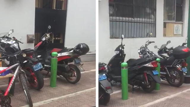  #YoDenuncio: estacionan motos en zonas prohibidas de Miraflores [VIDEO]