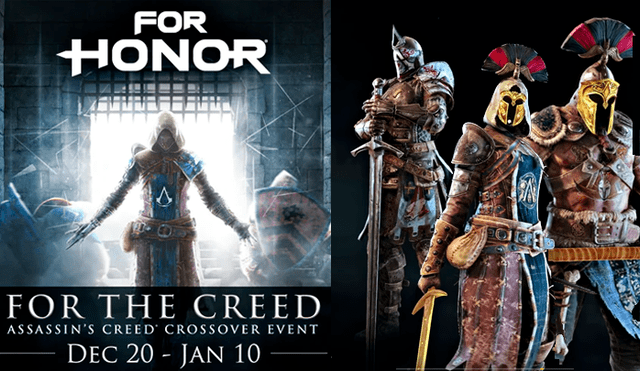 Assassin’s Creed: Ahora puedes combatir con Ezio en nuevo evento 'For the Creed' de For Honor [VIDEO]