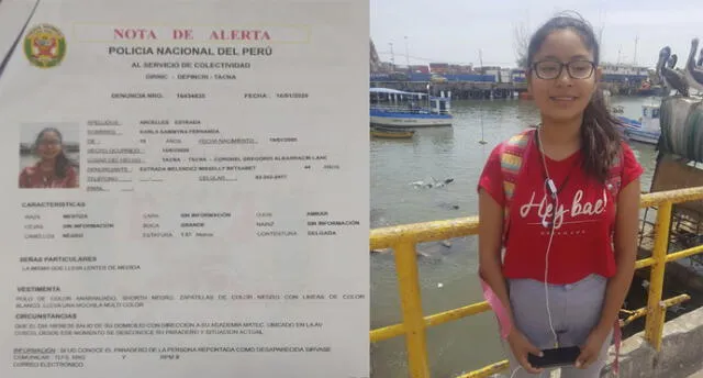 Karla Sammyra Fernanda Arcelles Estrada desapareció el jueves 16 de enero.