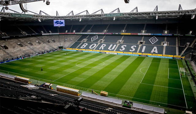 Una de las opciones para finalizar el torneo en Alemania es que los partidos restantes se jueguen sin público en las tribunas. Foto: Borussia-Park.