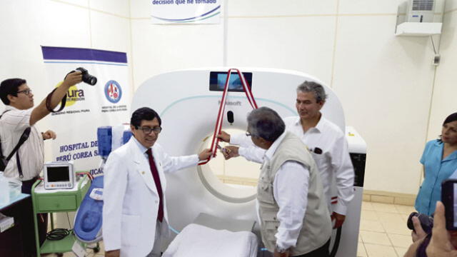 Inauguran moderno servicio de tomografía en Hospital Santa Rosa de Piura 