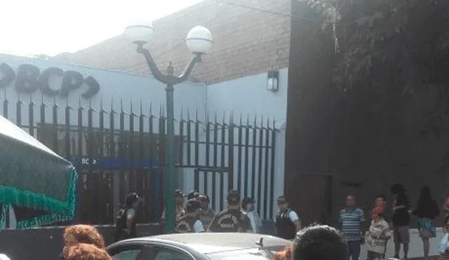 Barranco: frustran robo a agencia de BCP [VIDEO]