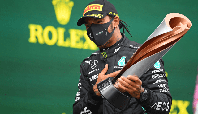 Hamilton consiguió su sexto título con la escudería de Mercedes. Foto: AFP