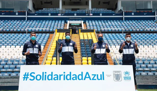 A través de esta unión, Alianza Lima buscará apoyar a los refugiados. Foto: Prensa Alianza Lima