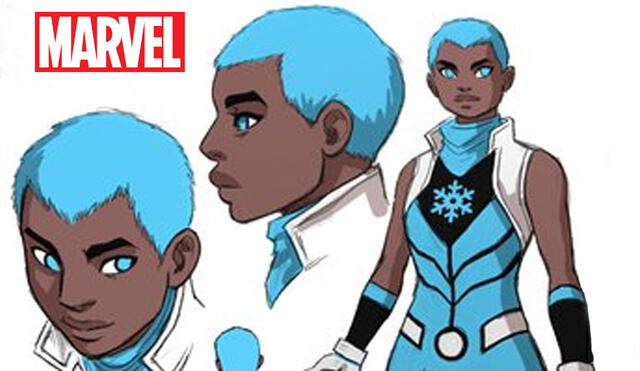Snowflake es el nuevo personaje de New warriors. Créditos: composición