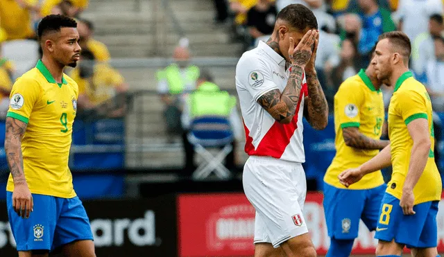 Perú vs Brasil en la final de la Copa América 2019.