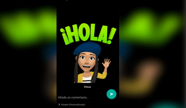 ¡Listo! los gestos de tu avatar ahora estarán disponibles como stickers en WhatsApp.