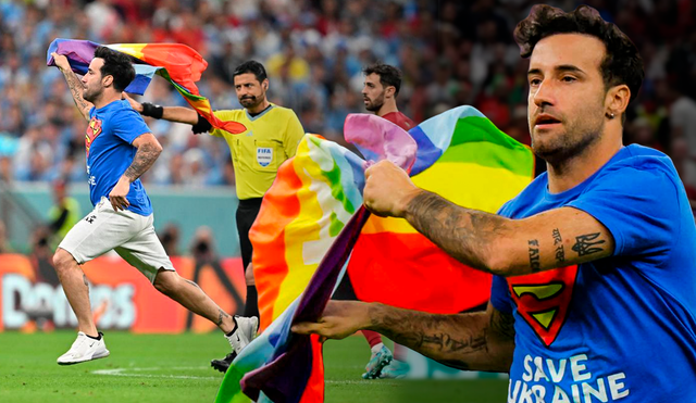 Ferri, apodado "El halcón", es un habitual de este tipo de acciones en los estadios. Foto: composición LR/EFE/AFP