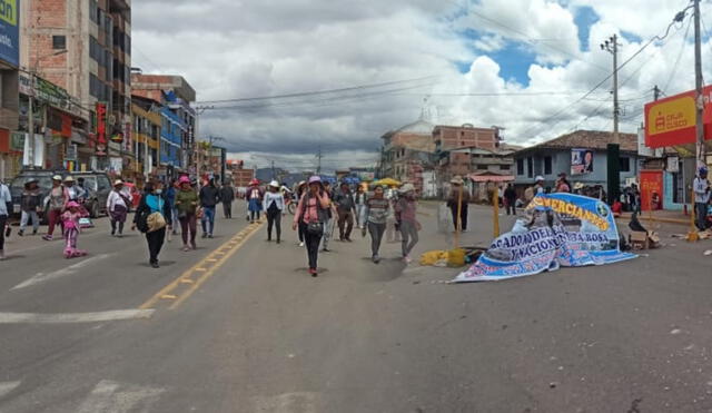 paro macroregional en Cusco dejó sin transporte la ciudad. Foto LR
