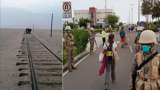 Ciudadanos haitianos intentan huir de Chile hacia Perú, pero las fronteras cerradas entre ambos países lo impide.