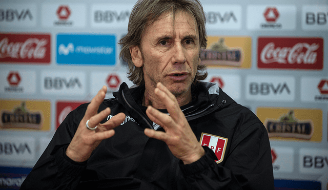 Ricardo Gareca dio una conferencia de prensa previo al partido que sostendrá la selección peruana frente a su similar de Brasil por Fecha FIFA.