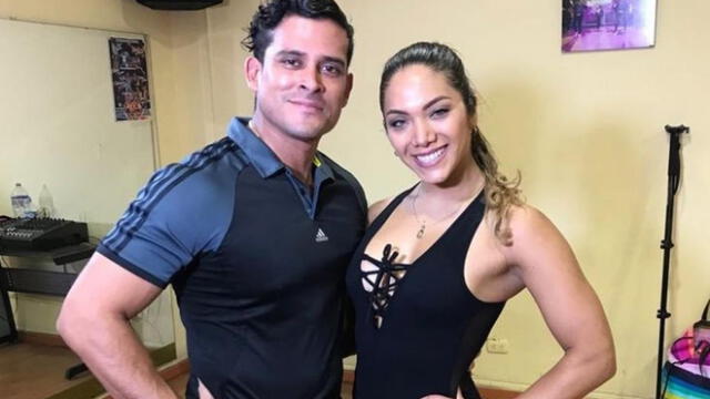 Christian Domínguez e Isabel Acevedo