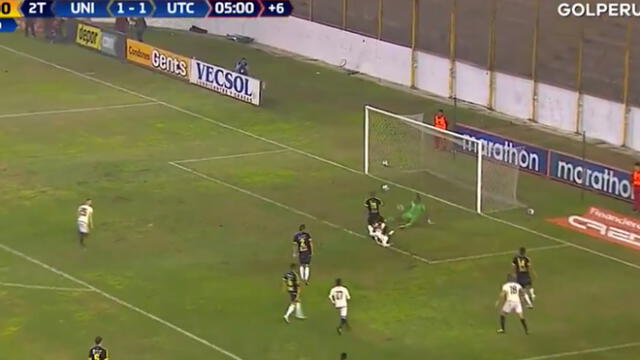 Universitario vs UTC: mira el increíble gol de Anthony Osorio para el triunfo crema [VIDEO]