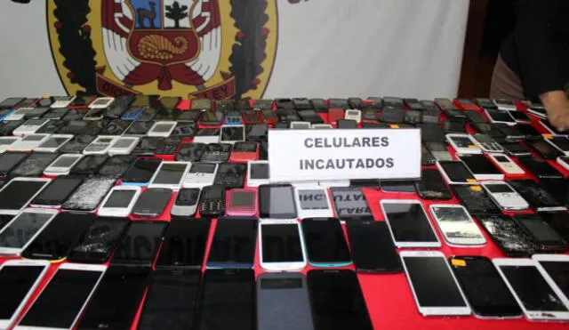 Mininter: Se han incautado dos mil celulares robados en apenas un mes