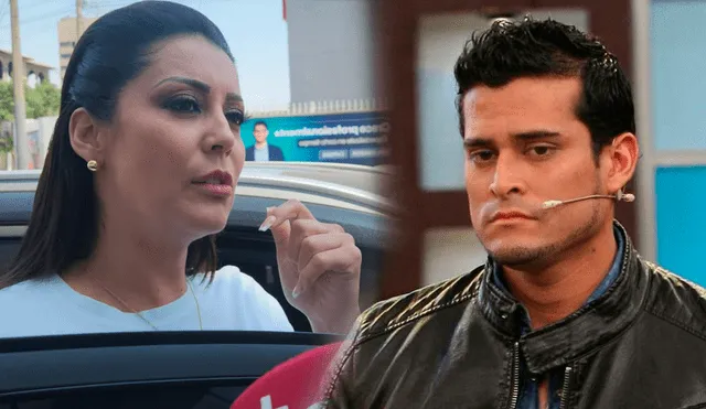 Karla Tarazona niega saber si Christian Domínguez ingresará a "Préndete". Foto: composición LR/ Gianella Aguirre/URPI-LR/ captura de América TV