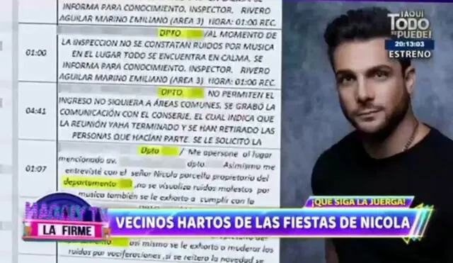 Nicola Porcella ha hecho caso omiso a las quejas de sus vecinos. Foto: ATV. Video: ATV