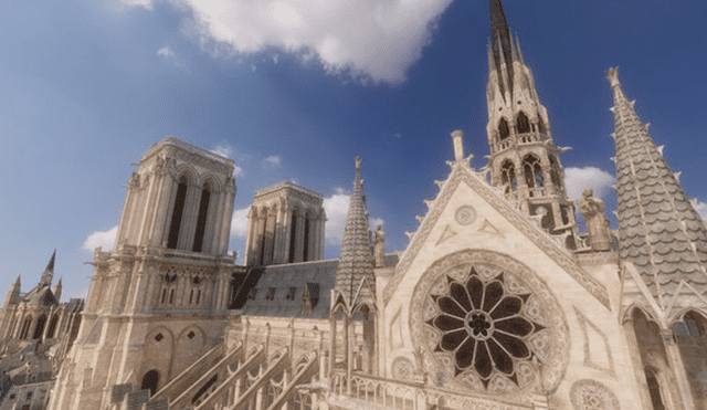 Notre-Dame de París: Journey Back in Time es un videojuego de realidad virtual. Foto: Steam.