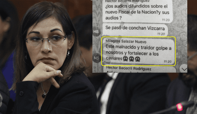 Milagros Salazar minimiza sus expresiones contra Martín Vizcarra