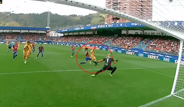Barcelona vs Eibar: Gol de Lionel Messi en la Liga Santander.