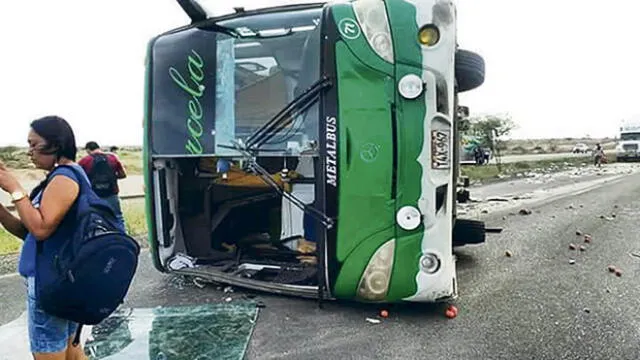 Más de treinta heridos en despiste de bus