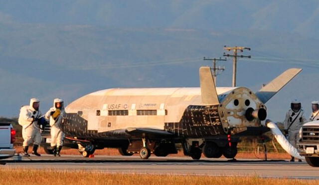 La nave espacial X-37B completó su quinta misión como parte de un programa secreto del Pentágono. Foto: USAF.