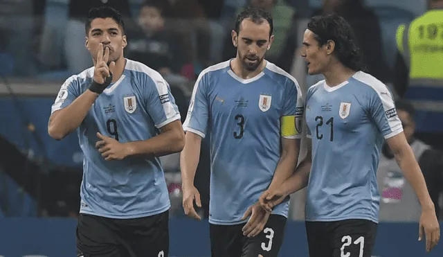 Cavani salió campeón de la Copa América en el 2011 con Uruguay. Foto: AFP