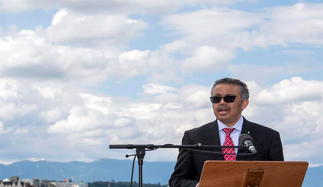 El director general de la OMS, Tedros Adhanom Ghebreyesus, pidió solidaridad global para combatir el coronavirus. Foto: EFE (referencial)