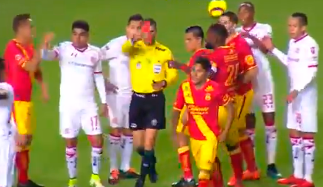 Monarcas Morelia: Raúl Ruidíaz vio la tarjeta roja ante Toluca en la Liga MX [VIDEO]