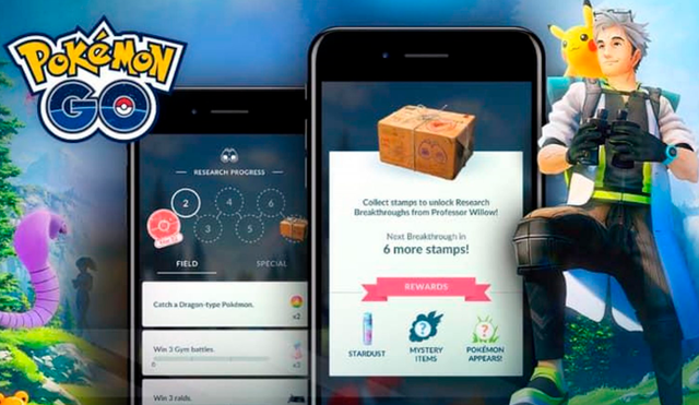 Investigaciones de campo y recompensas del mes de enero en Pokémon GO.