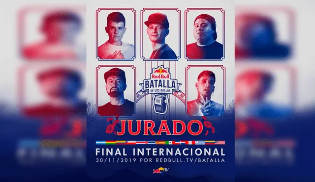 La Red Bull Batalla de los Gallos Final Internacional España 2019 se llevará a cabo este sábado 30 de noviembre EN VIVO ONLINE EN DIRECTO vía redbull.tv Streaming desde el ‘Wizink Center’ (Madrid).