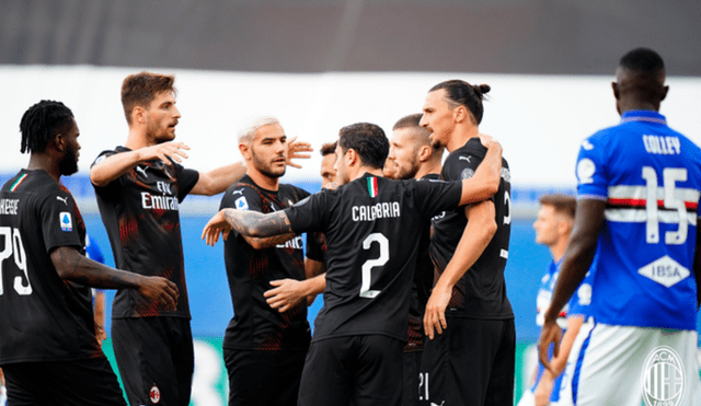 AC Milan vs. Sampdoria por la Serie A. Foto: AC MiLAN